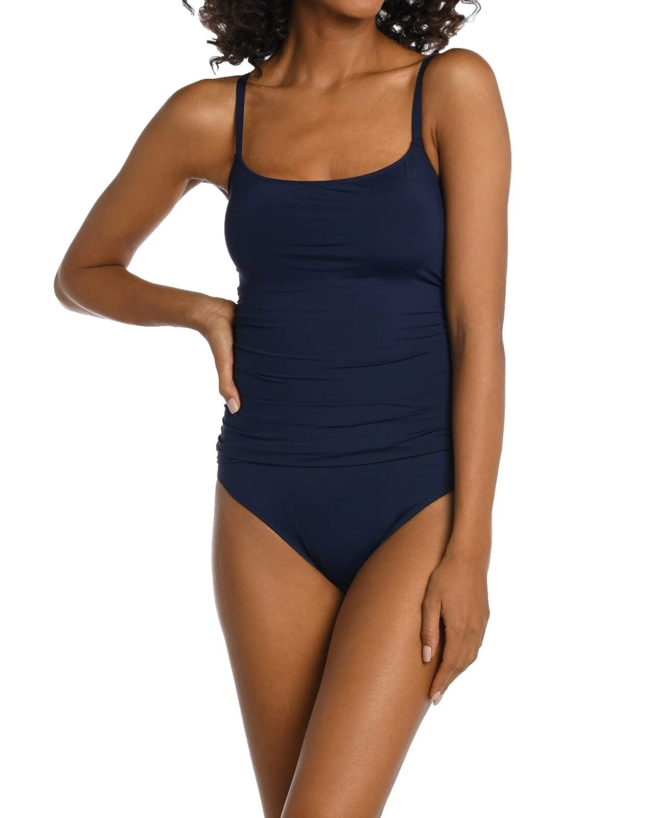 Traje de Baño de tamaño regular sólidos de nylon para De mujer