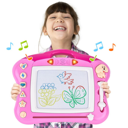 Magnetic Drawing Board Toy for Kids Large Doodle Board Writing Painting Pad - Picture 2 of 8
