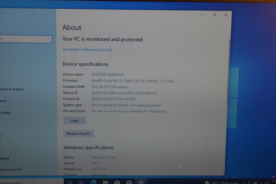 Lenovo ThinkPad T470 Intel Core i5-7300U 16GB RAM 512GB SSD Windows 10 Webcam - Image 4 of 4