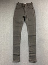 JAMES JEANS Women's Size 24 w24 Gray Skinny Leg Wonder Jeans Made in USA