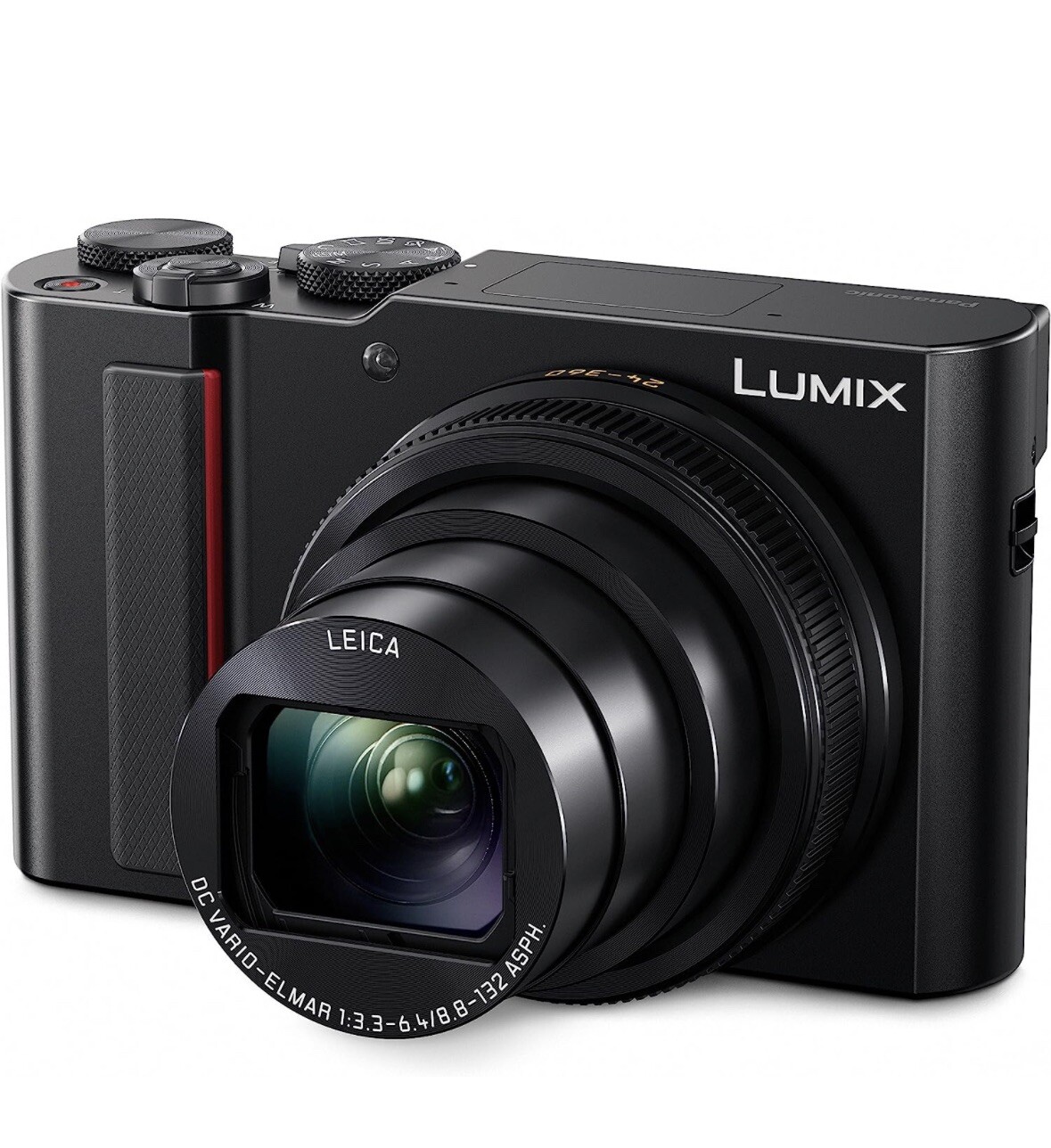 Panasonic LUMIX ZS200 20.1 MP Digital Camera Black Refurbished