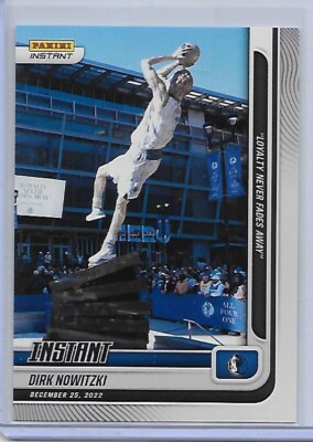 2022-23 Panini Instant DIRK NOWITZKI Statue unveiling /229 #71