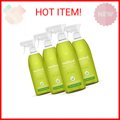 Method All-Purpose Cleaner Spray, Lime + Sea Salt, Plant-Based and Biodegradable