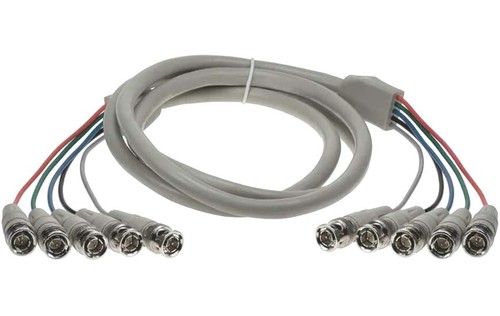 5 Male BNC to 5 Male BNC Video Cable For CCTV Surveillance RGBHV RGBS 6 FT - Picture 3 of 3
