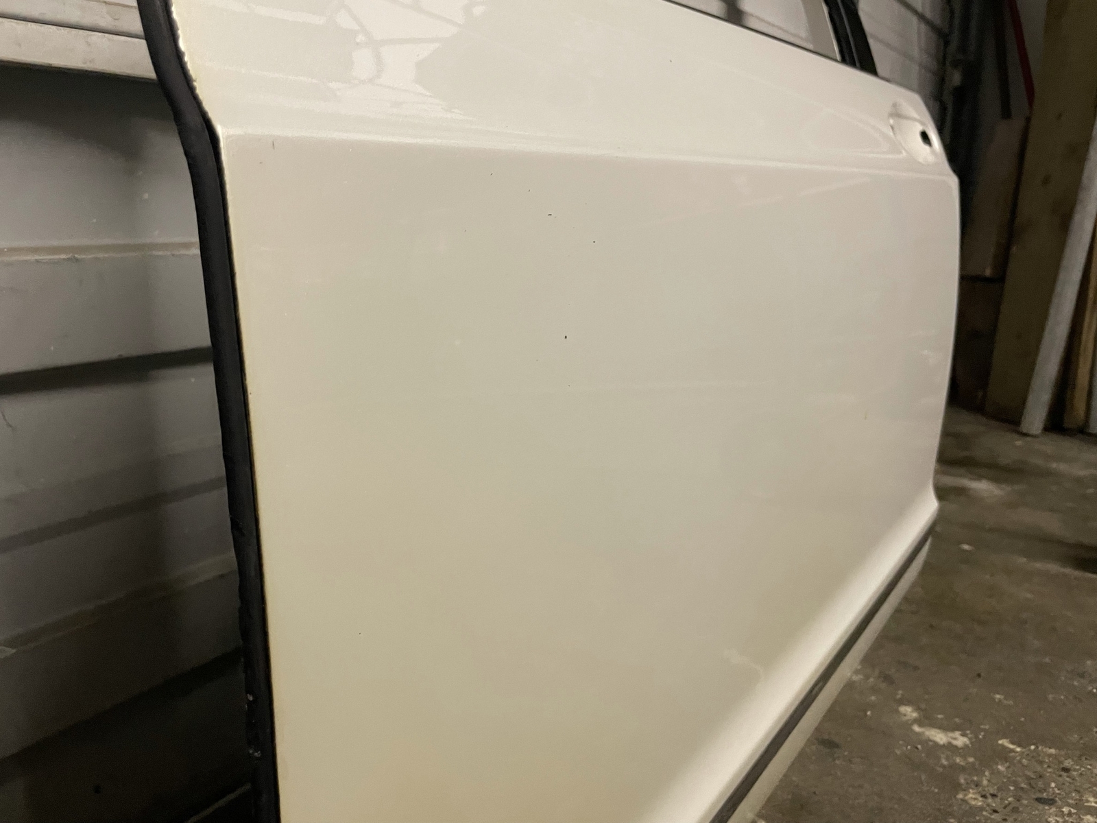 06-13 Bentley Continental Flying Spur Front Left Door Shell NO DENTS Ghost White