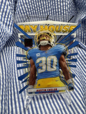 Austin Ekeler - RED - #081/100 - MY HOUSE - 2023 Panini Clearly Donruss - 11