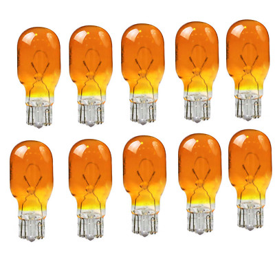 20 Stück Glühlampe Glassockellampe WY16W W2,1x9,5d T15 12V 16W Amber    8M93w