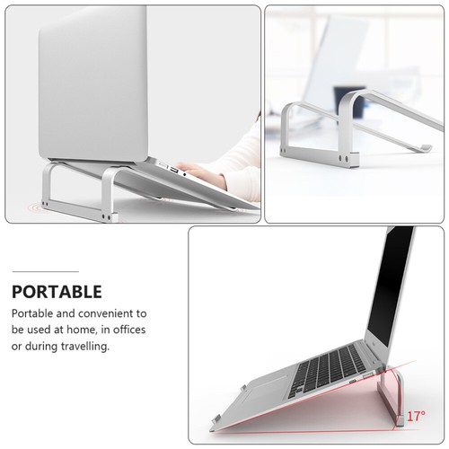 Computer Desk Portable Laptop Stand Laptop Computer Stand Notebook Silver Holder - 第 3/12 張圖片