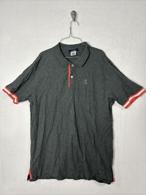 Psycho Bunny Polo Shirt Mens 8 Gray Short Sleeve Pima Cotton Classic Peformance