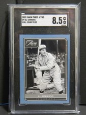 2022 Panini Three & Two #9 Al Simmons 9/32 SGC 8.5 Phili, sox, Tigers Legend HOF