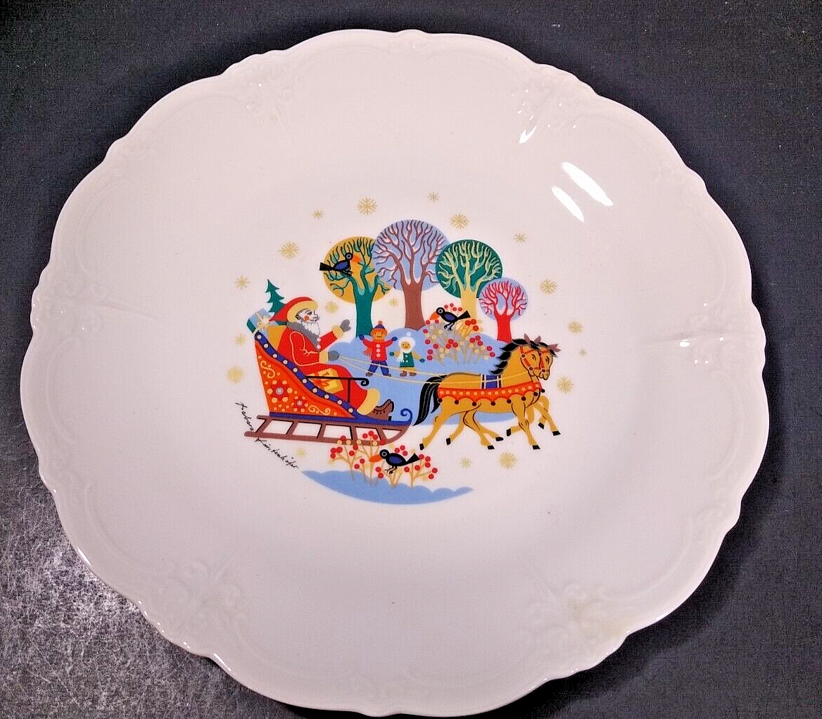 Barbara Furstenhofer Santa Claus plate by Tirschenreuth | eBay