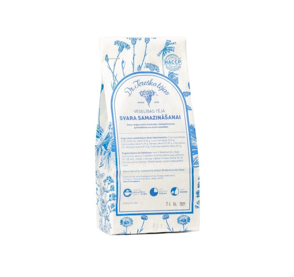 Health Tea for Weight Loss Contains plants for weight control, metabolic balance