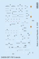 MW22 Eduard D48058 F6F-3 Stencils 1/48 Decal For Eduard