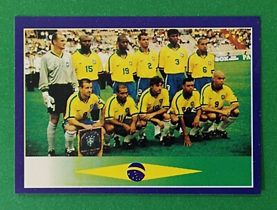1998 Navarrete France World Cup FIFA #003 BRAZIL SOCCER TEAM Sticker