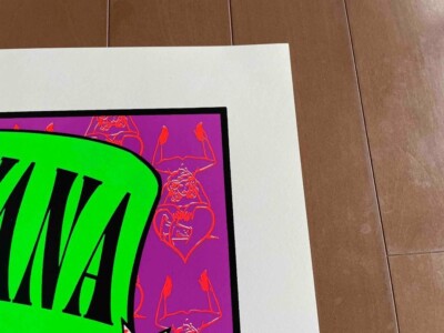 Nirvana Silkscreen10th Anniversary Concert Poster Lee Bolton