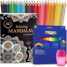 Colored Pencils with Adult Coloring book- Colored Pencils for Adult Coloring ...
