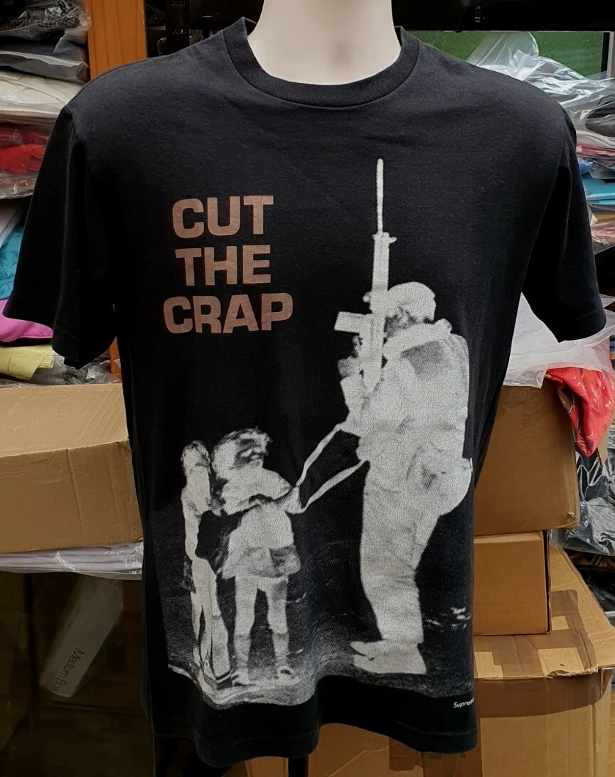 T Shirt SS09 Supreme Cut The Crap Taglia M Media Vintage Molto Rara