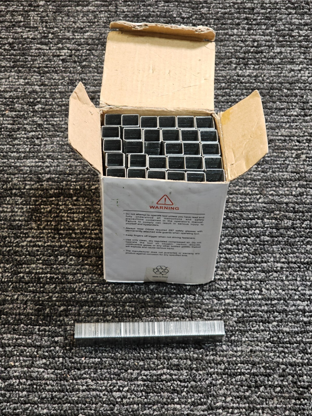 (QTY 20,000) Grex 5016-12 - 20 Gauge 1/2" Crown Galvanized S