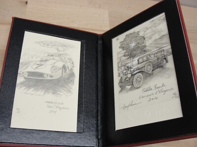 2014 PEBBLE BEACH CONCOURS LIMITED EDITION DRAWINGS 96 / 110