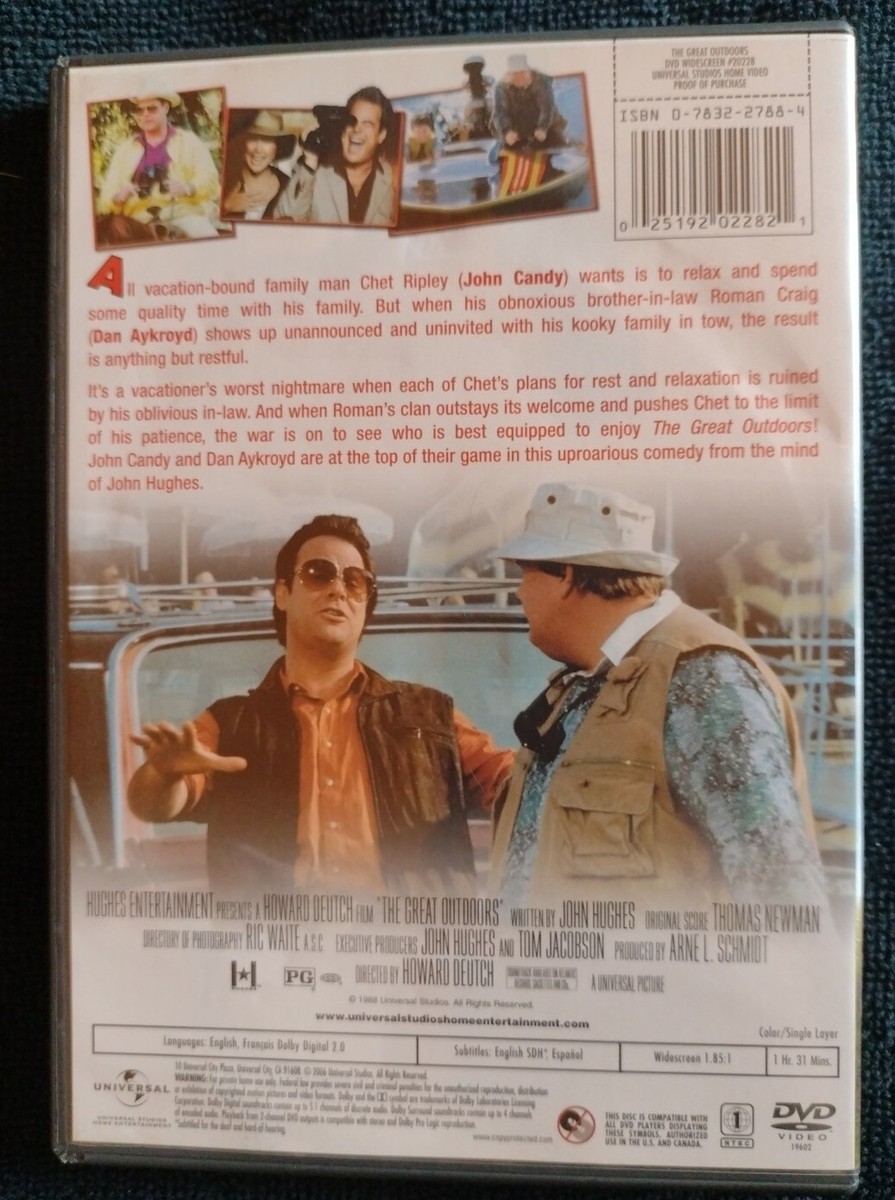 The Great Outdoors (1988) - (DVD, 2006) - Dan Aykroyd, John Candy