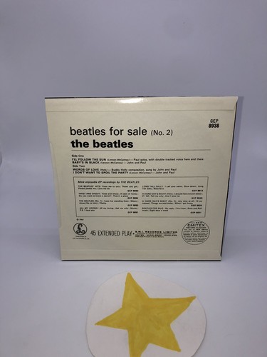THE BEATLES EP UK Parlophone GEP 8938 BEATLES FOR SALE No. 2 W/Picture Cover - Imagen 2 de 4