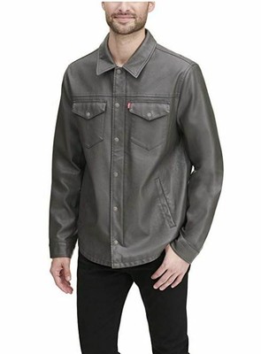 levi faux leather jacket