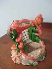 Crab nautical display sculpture figure large stone crab