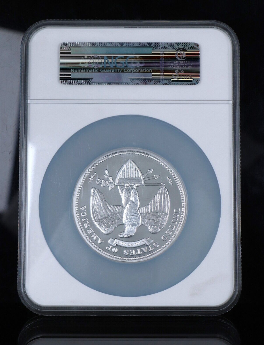 $100 UNION™ 銀貨 1.5オンス Gem Proof George T. Morgan $100 Union 1.5 oz Pure Silver NGC Gem Proof