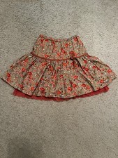 Girls Floral Skirt Size 5-6