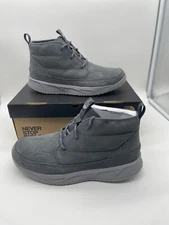 The North Face Mens NSE Chukka Suede Insulated Boots Off Mountain Gray Size 9