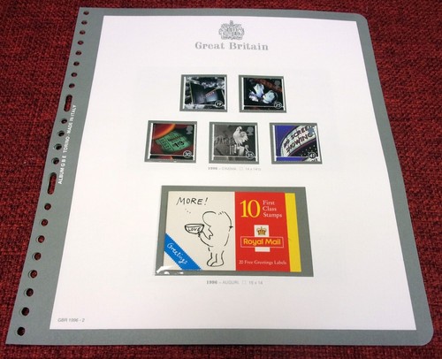 Gran Bretagna - 1996 - Annata completa nuova (MNH) - su fogli Bolaffi a taschine - Foto 2 di 6