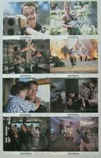 COMMANDO ORIGINAL 8X10 LOBBY CARD SET OF 8 ARNOLD SCHWARZENEGGER ALYSSA MILANO 