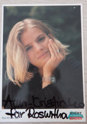 Autogramm Theater- und TV Schauspielerin Ann-Kristin Leo ARD (115484)