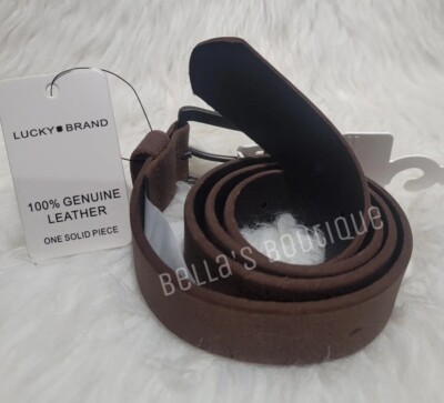 LUCKY BRAND DISTRESSED 100% GENUINE LEATHER MEN