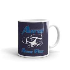Aerial Drone Pilot Quadcopter Drones Flying Fun Cup Gift Coffee Tea Ceramic Mug