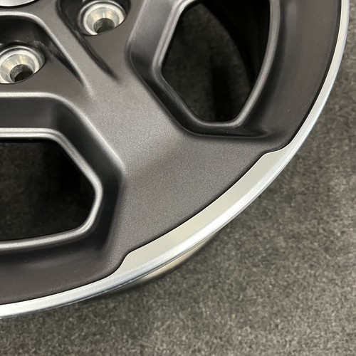 SINGLE 17 INCH WHEEL/RIM JEEP GLADIATOR 2020-2023 OEM POLISHED CHARCOAL 9236 - Picture 7 of 16