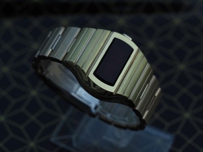 Vintage 1973 Hamilton Pulsar QED I Time Computer LED watch Uhr