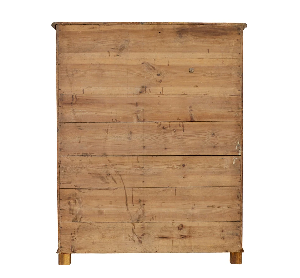 ARMARIO TRADICIONAL SUECO DE PINO PINTADO SIGLO XIX Foto 4 de 4