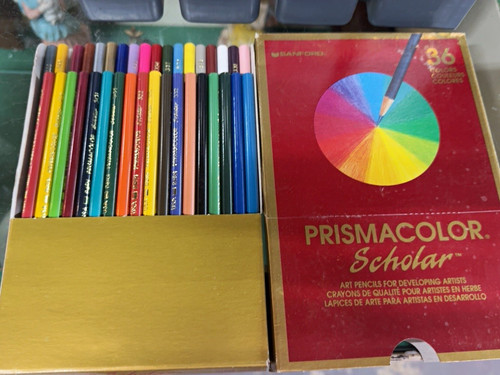 Huge Vintage Art Supply Lot Prismacolor Grumbacher Pastels Pencils Chalk Paints