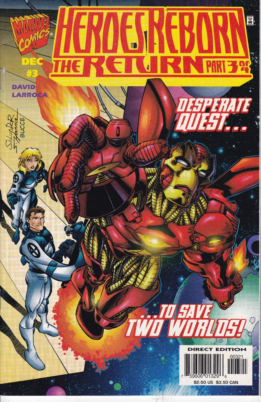 HEROES REBORN: The Return #3 - Cover B - Back Issue