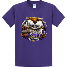 NEW Art Society MIKE THE TIGER ICED OUT PURPLE Tee Shirt SM-4XLARGE MADE IN USA