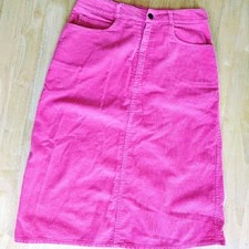 Vintage Pink Courduroy Herman Geist skirt Size 5
