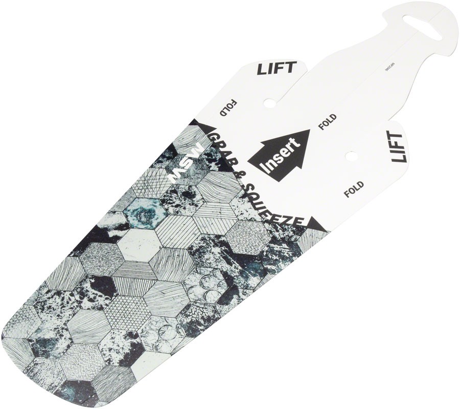 Брызговик на заднее крыло MSW - Универсальный велосипедный брызговик в мокрую погоду легко устанавливается 2890₽