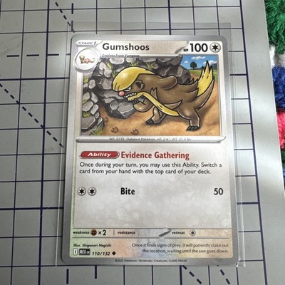 Gumshoos Pokemon TCG Mega Evolution Regular Stage 1 Uncommon Karte 110