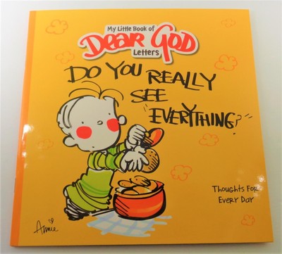 MY LITTLE BOOK OF DEAR GOD LETTERS DO YOU REALLY SEE EVERYTHING? CHILDREN'S BOOK