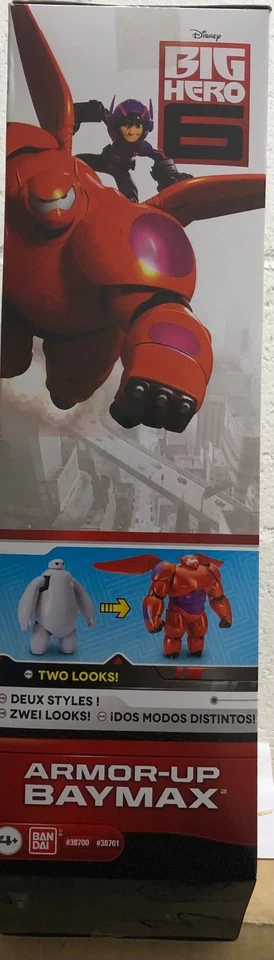 Disney's Big Hero 6 Armor-Up Baymax Action Figure Sealed Bandai Sealed Box NEW! - Image 3 of 4