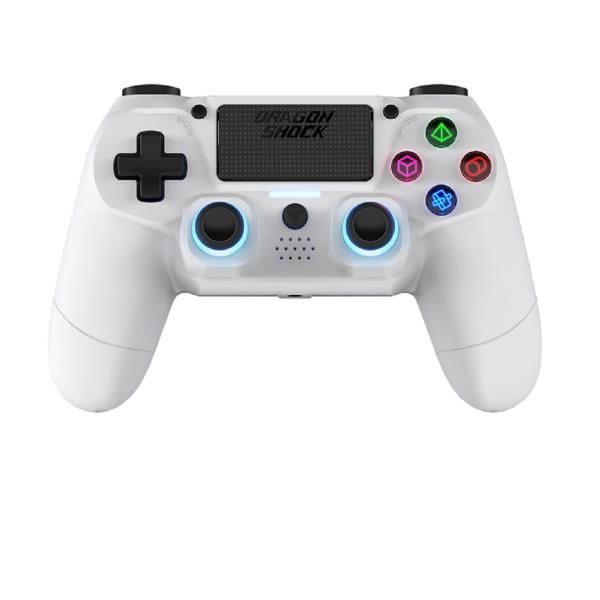 Dragonshock Bianco Controller Mizar Wireless Ps4 (Ps4), Controller Gaming, - Immagine 2