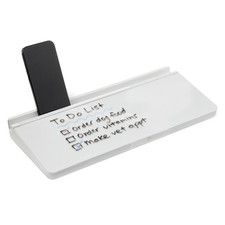 Desktop Whiteboard set Dry Erase Organizer Storage Box White New