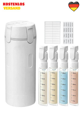 4 in 1 Refillable Travel Dispenser Bottles 30ml