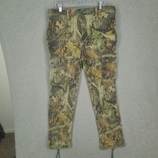 Vtg Camo Hunting Pants Mens Large Advantage Timber Mesh Breathable Sasquatch